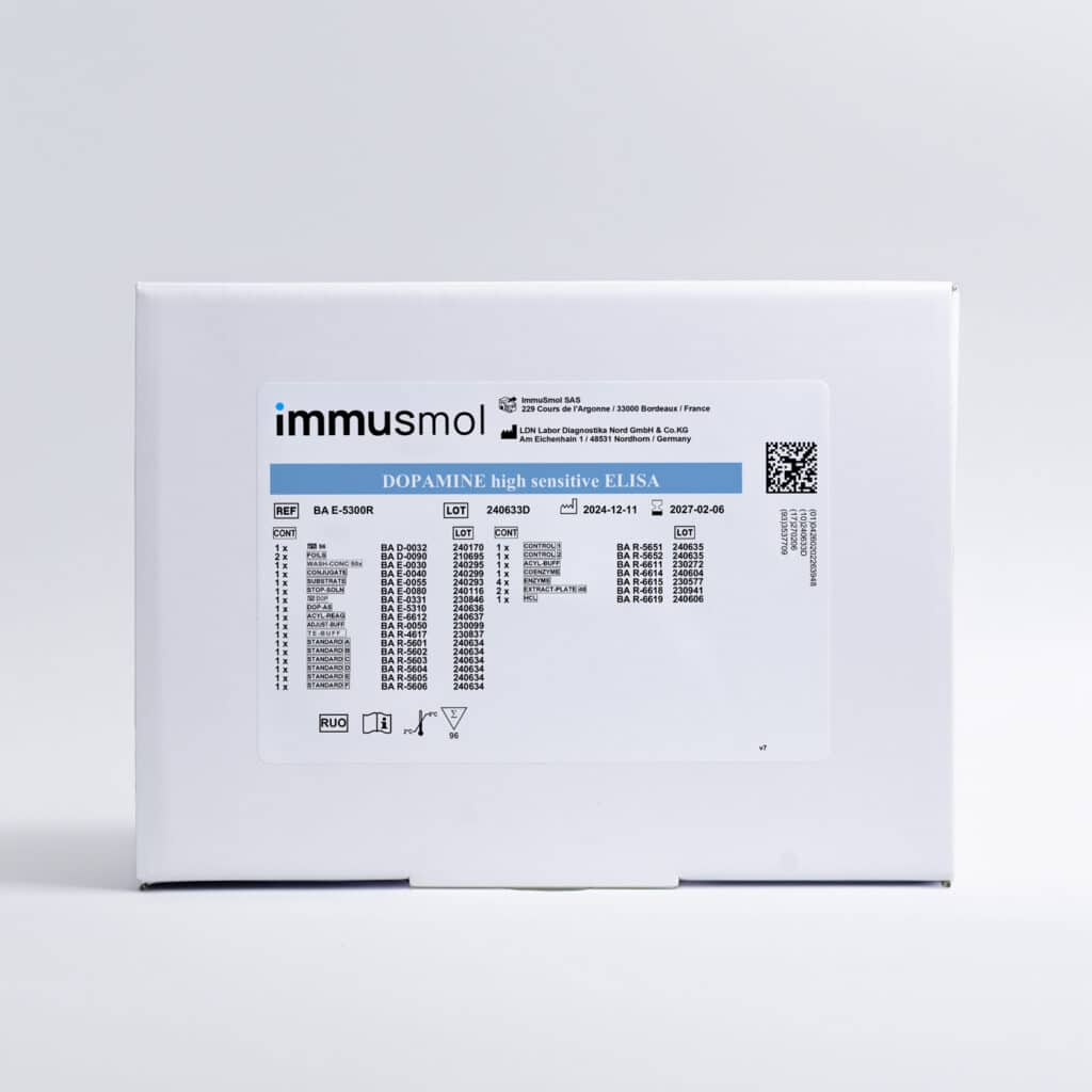 Dopamine ELISA kit ultra sensitive any sample BA-E-5300R