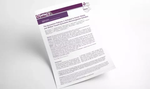 New article! Characterization of kynurenine pathway in human obesity