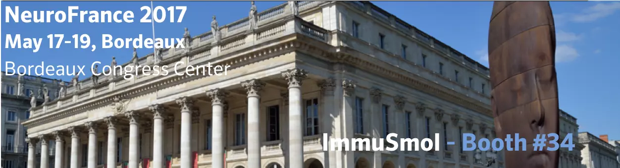 Visit our booth #34 at NeuroFrance 2017!