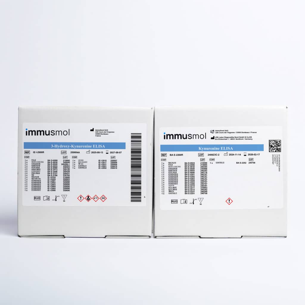 KMO Activity ELISA Pack 3-HK/KYN ratio ISE-0103R Immusmol